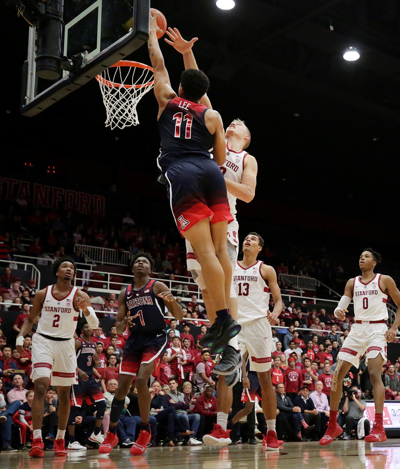 Arizona Wildcats vs. Stanford Cardinal men's college basketball (copy)